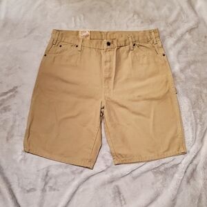 Dickies Tan Carpenter Shorts Relaxed Fit Size 40 NWT